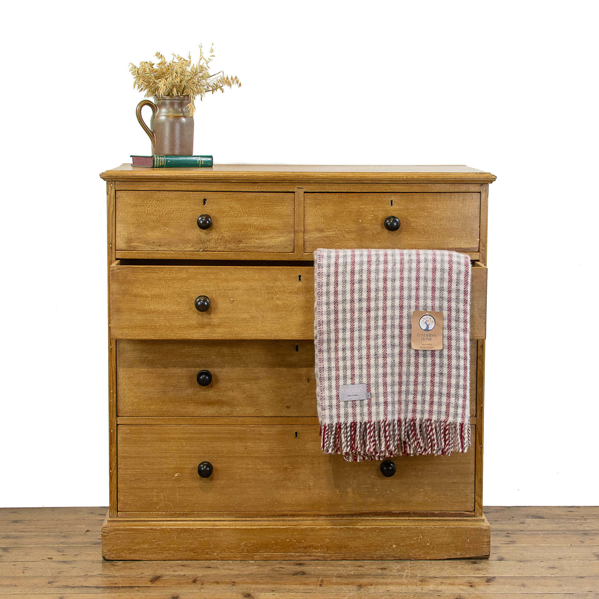 Antique Pine Chest of Drawers by ‘Heals and Sons, London’