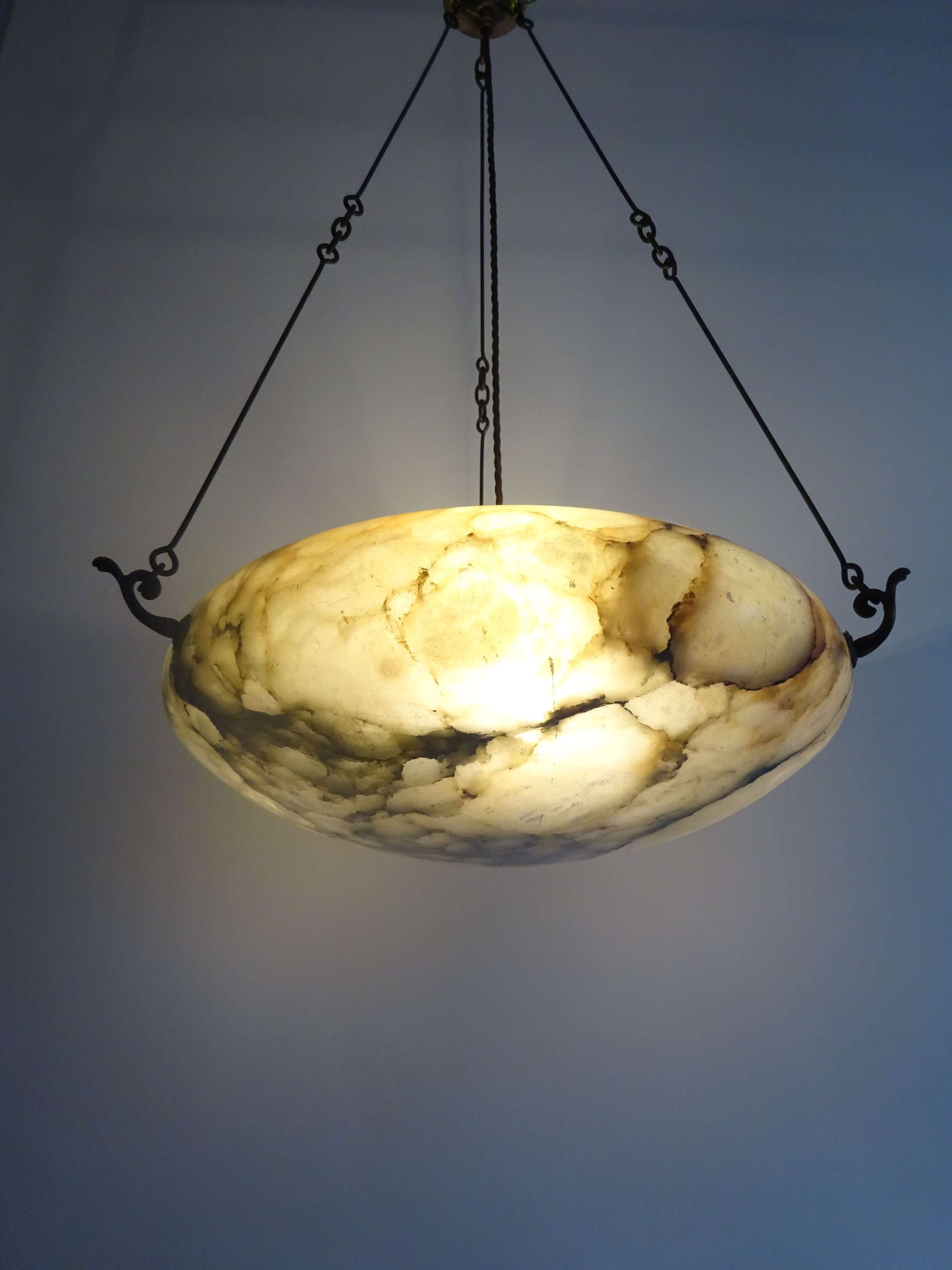 Alabaster Plafonnier Ceiling Light