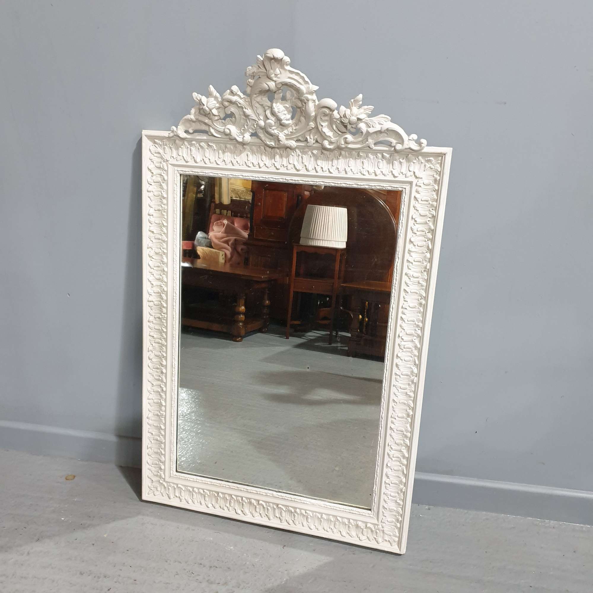 French Painted Mirror