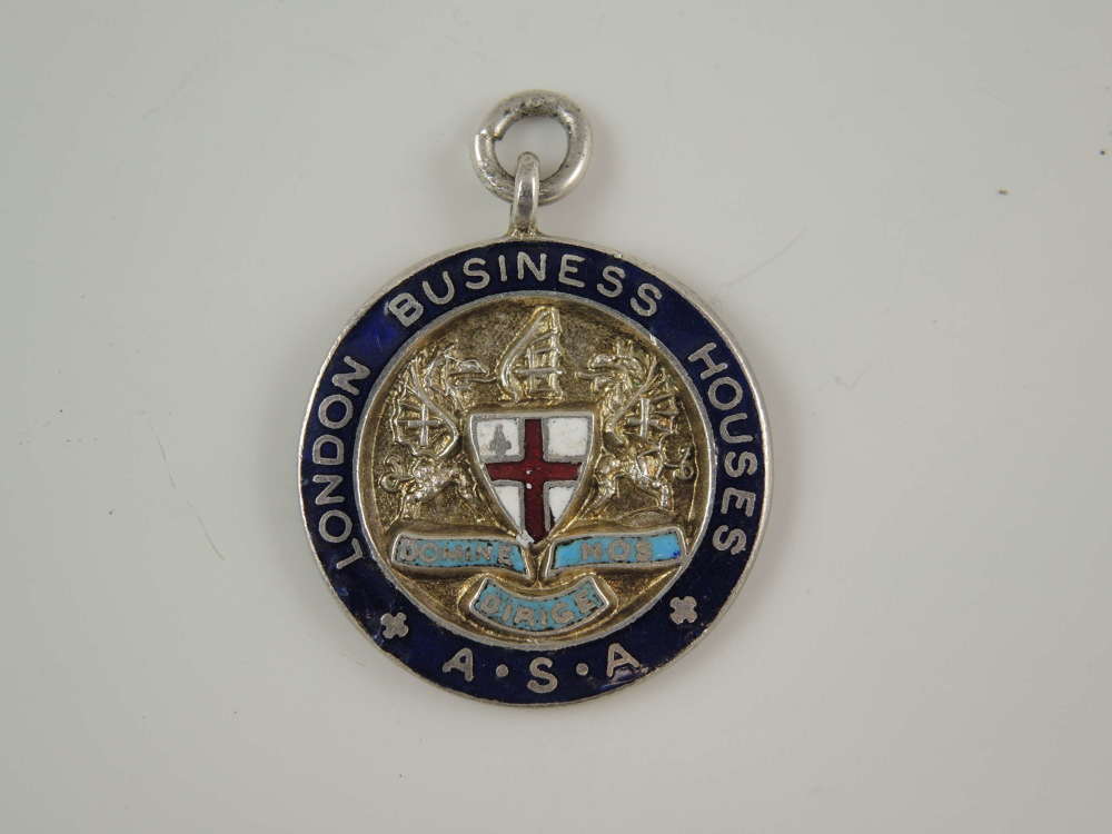 Enamel RIFLE fob c1950