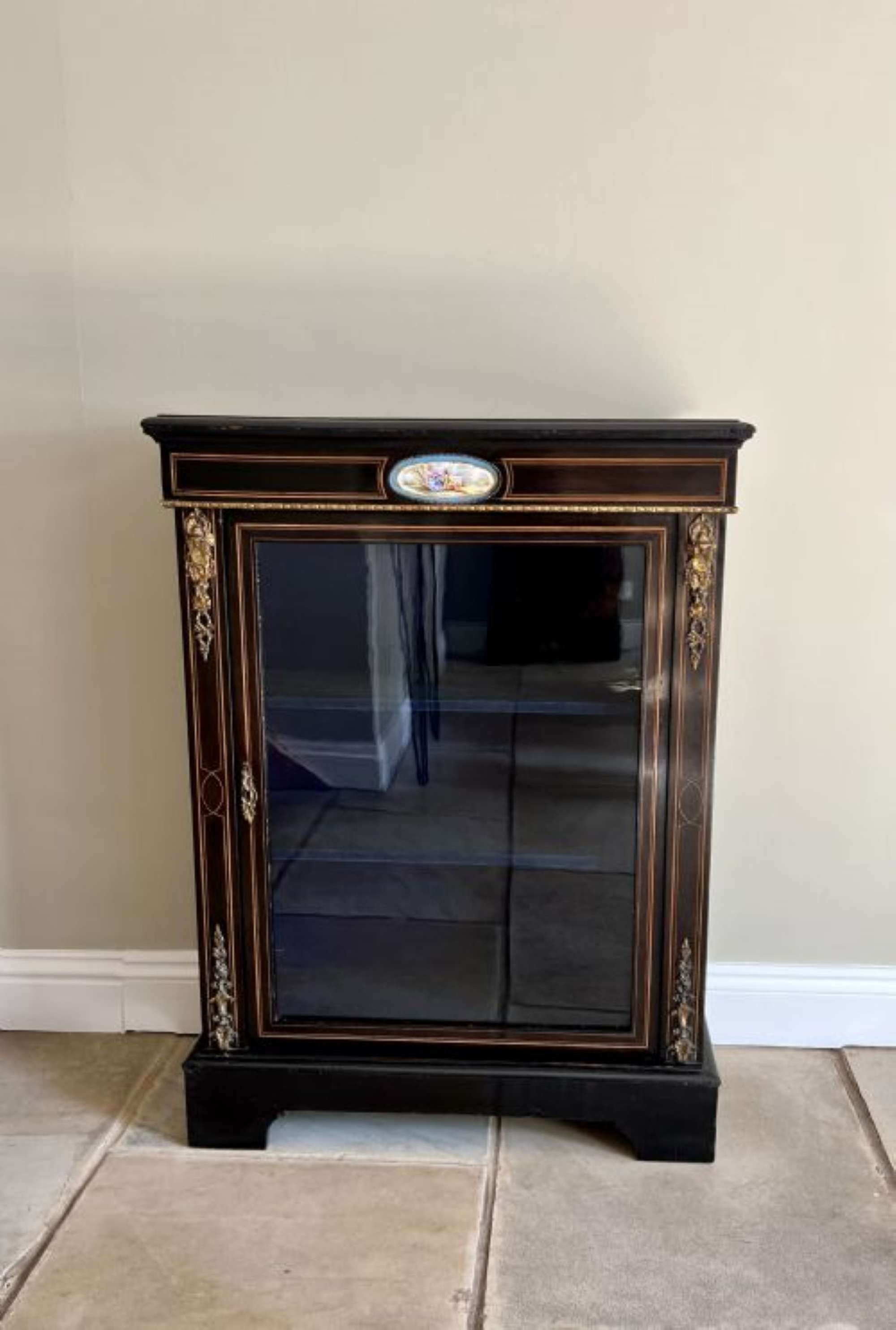 Quality Antique Victorian French Display Cabinet