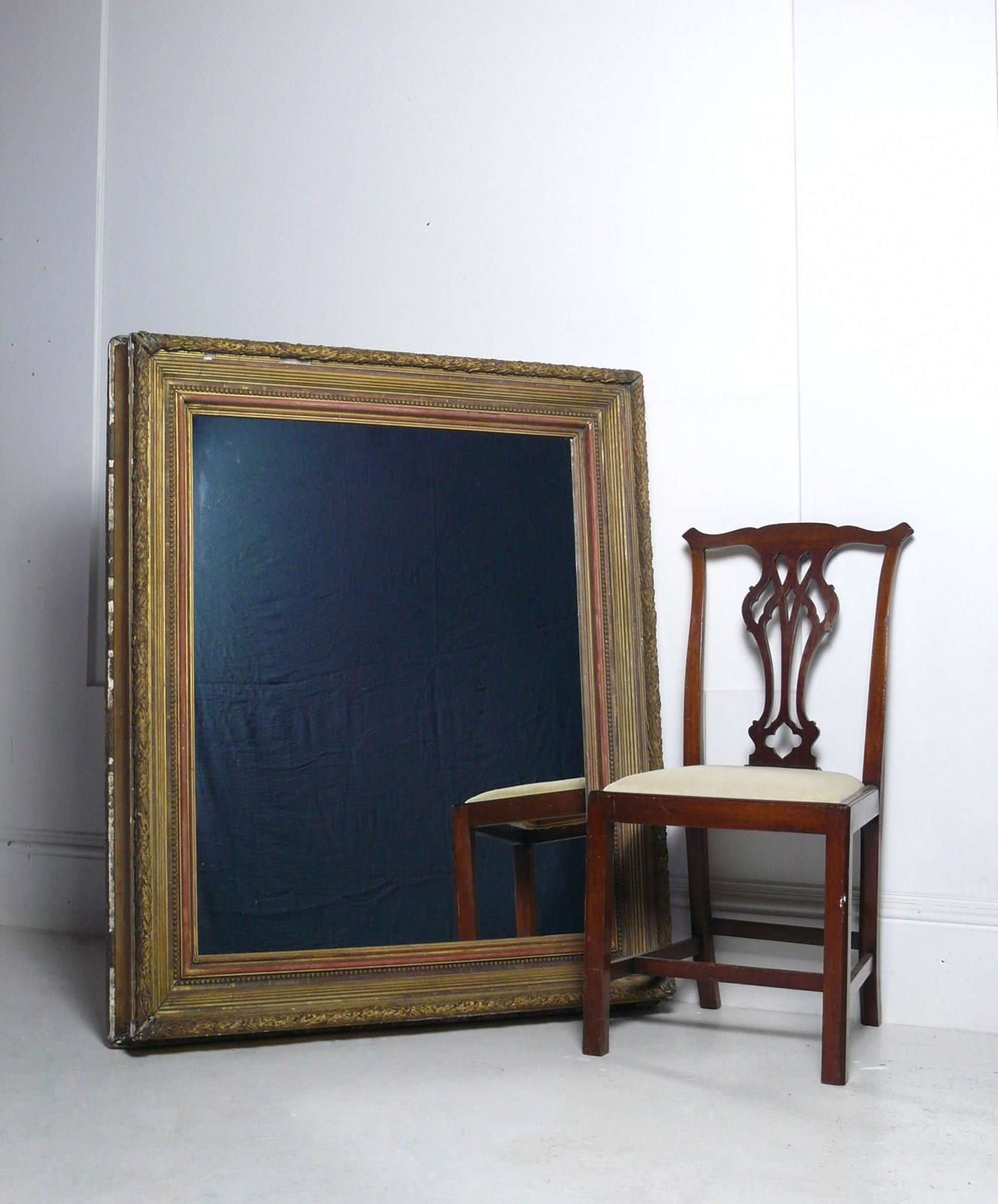 Large 19Th Century Giltwood Mirror