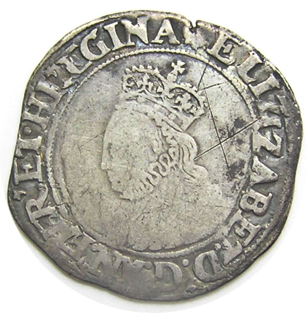 Queen Elizabeth I Tudor Silver Shilling