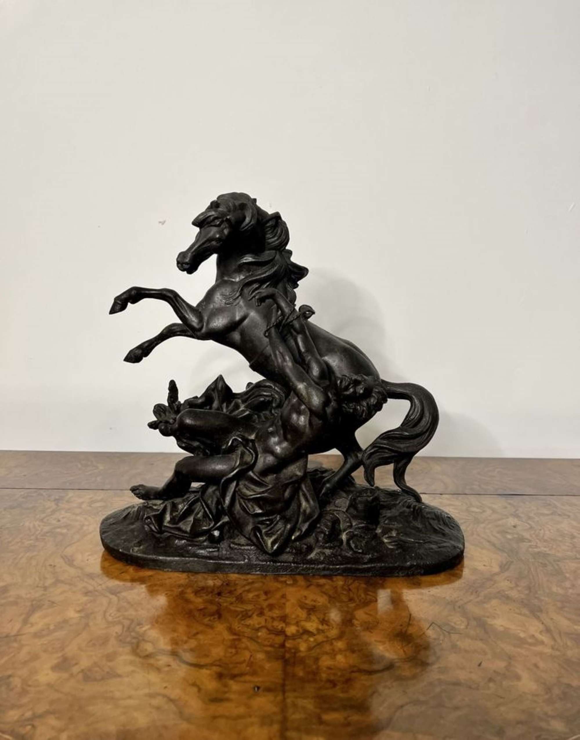 Quality antique Victorian spelter figure