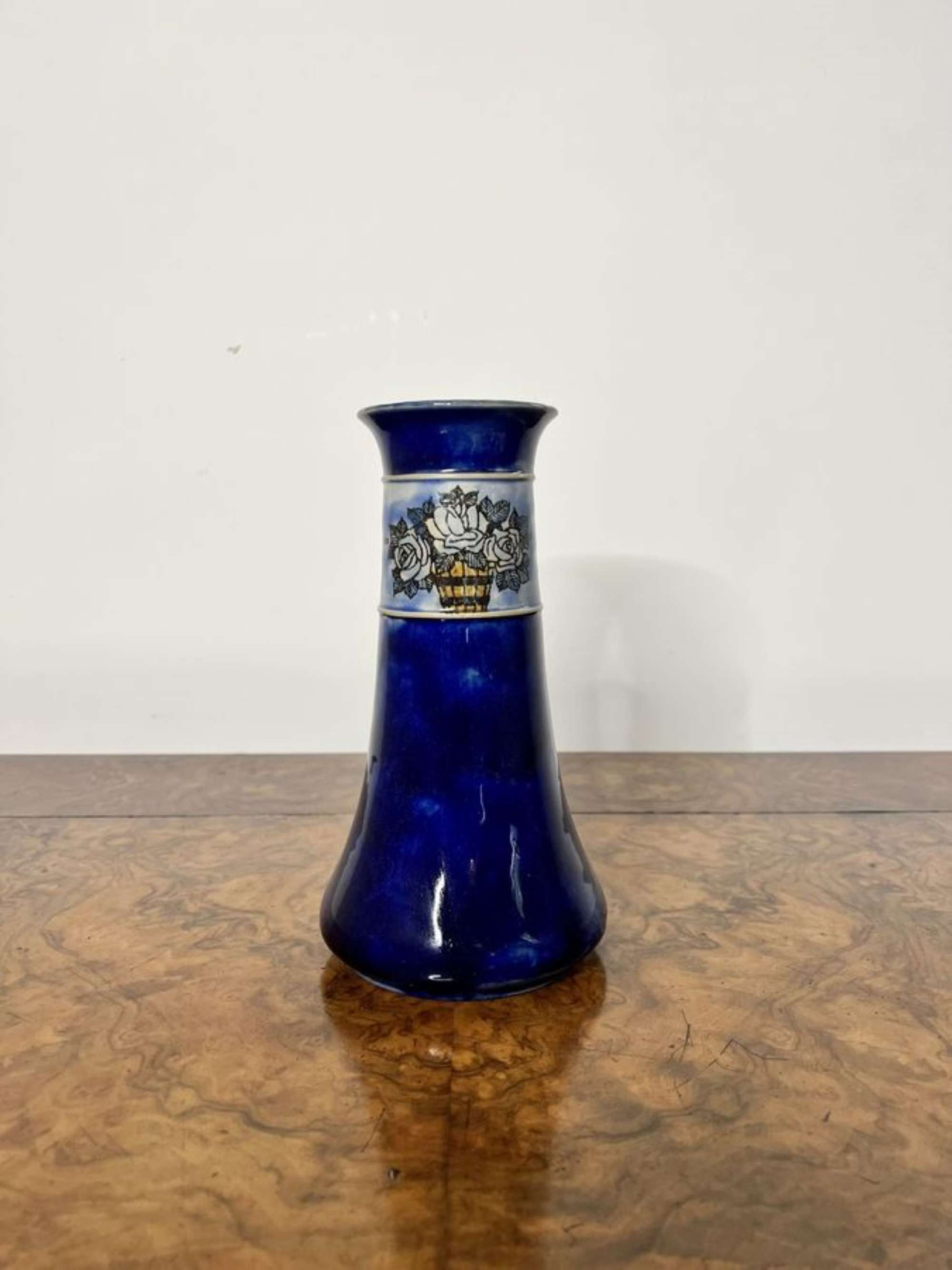 Antique Royal Doulton shaped vase