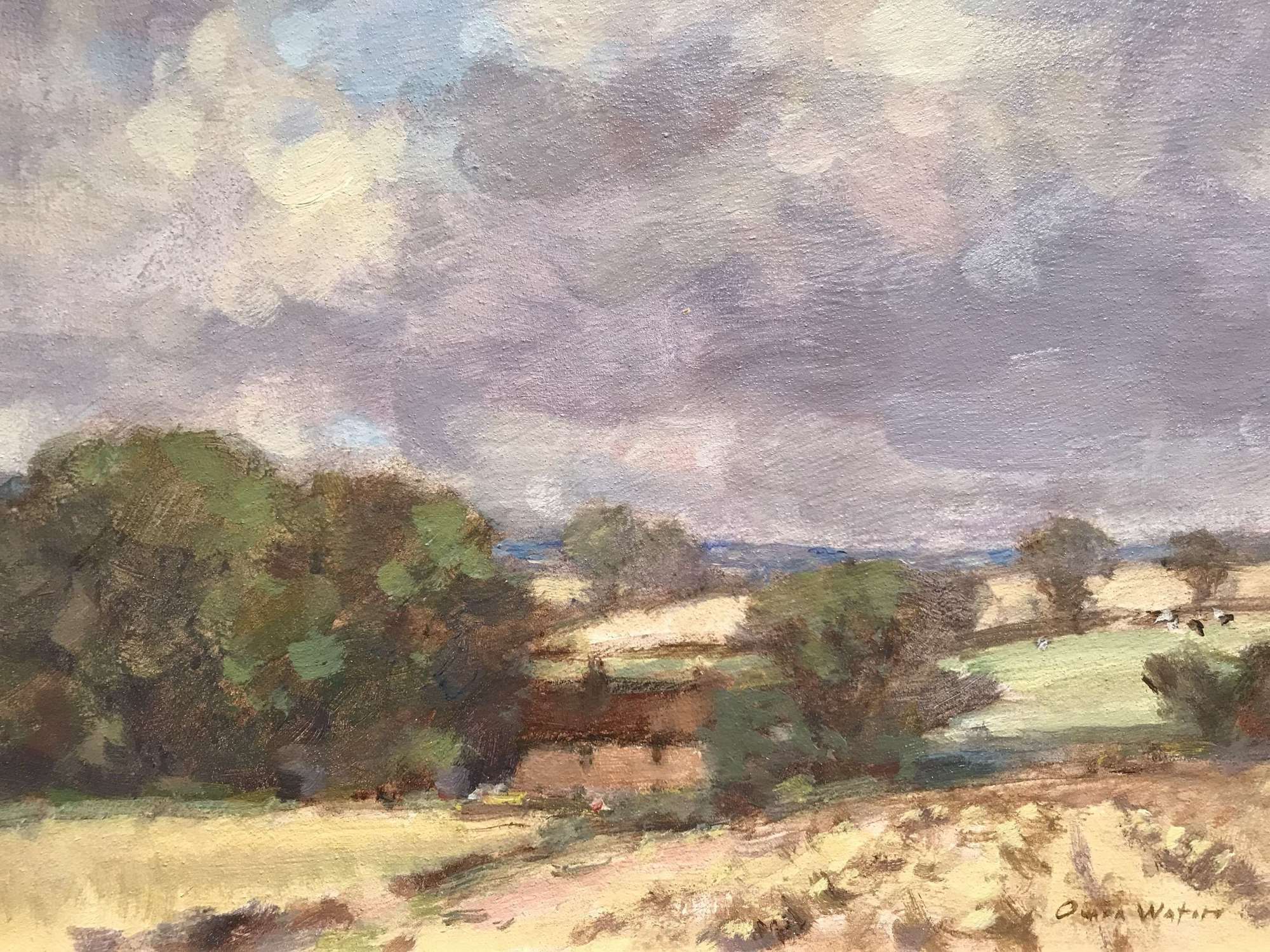 Norfolk landscape painting by Owen Waters