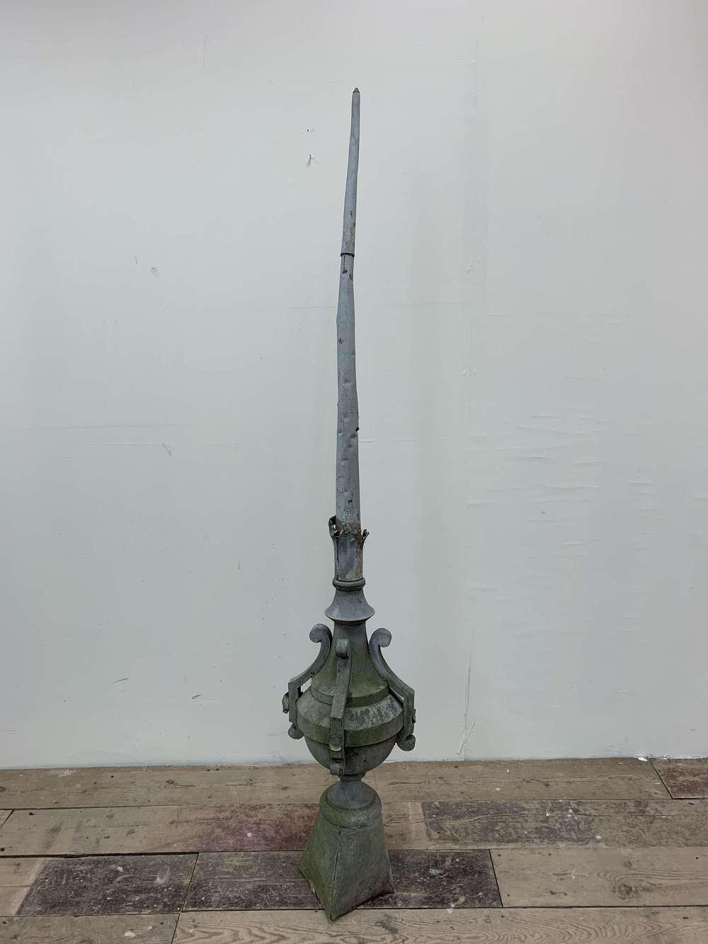 C19th French zinc finial