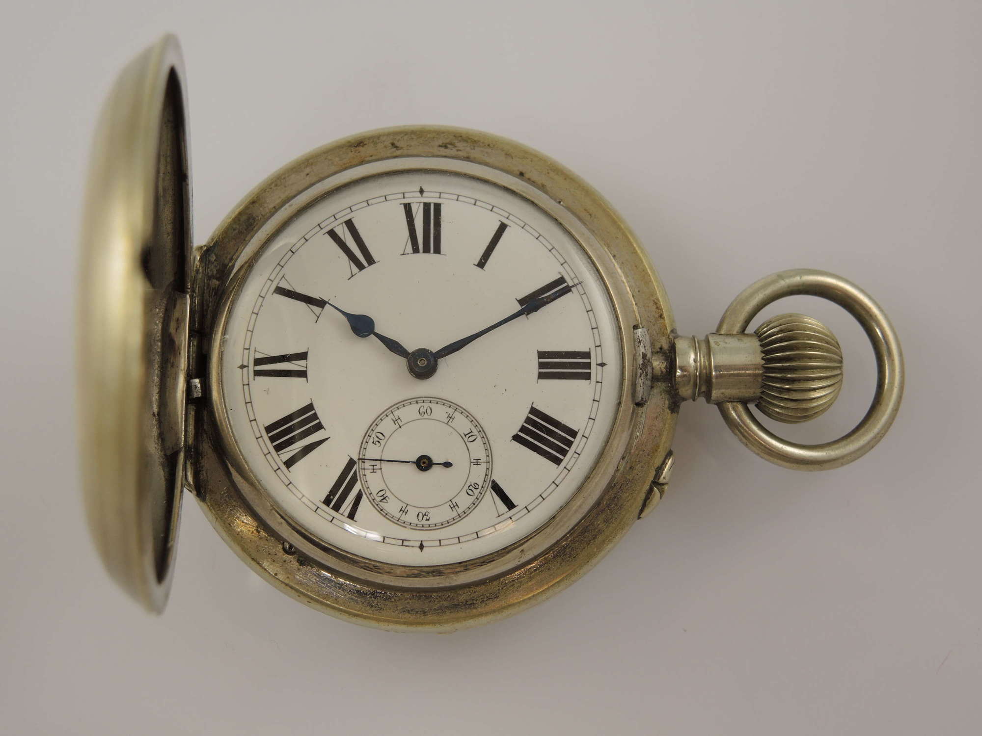 Victorian Railway Regulator hunter pocket watch c1890