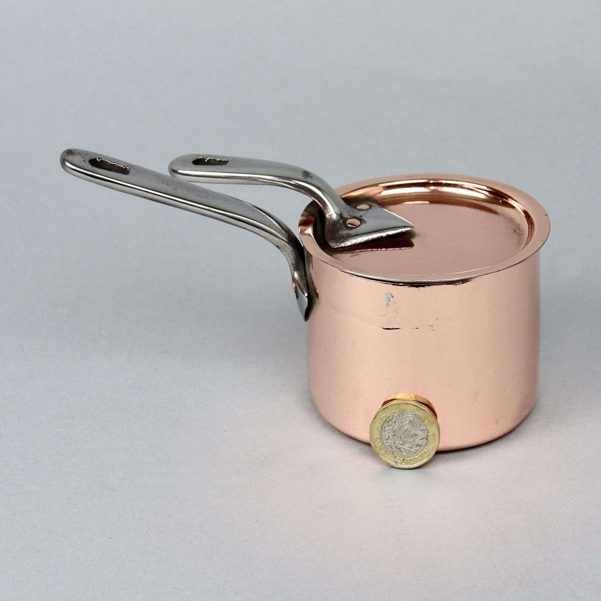 Tiny Copper Saucepan by Benhams