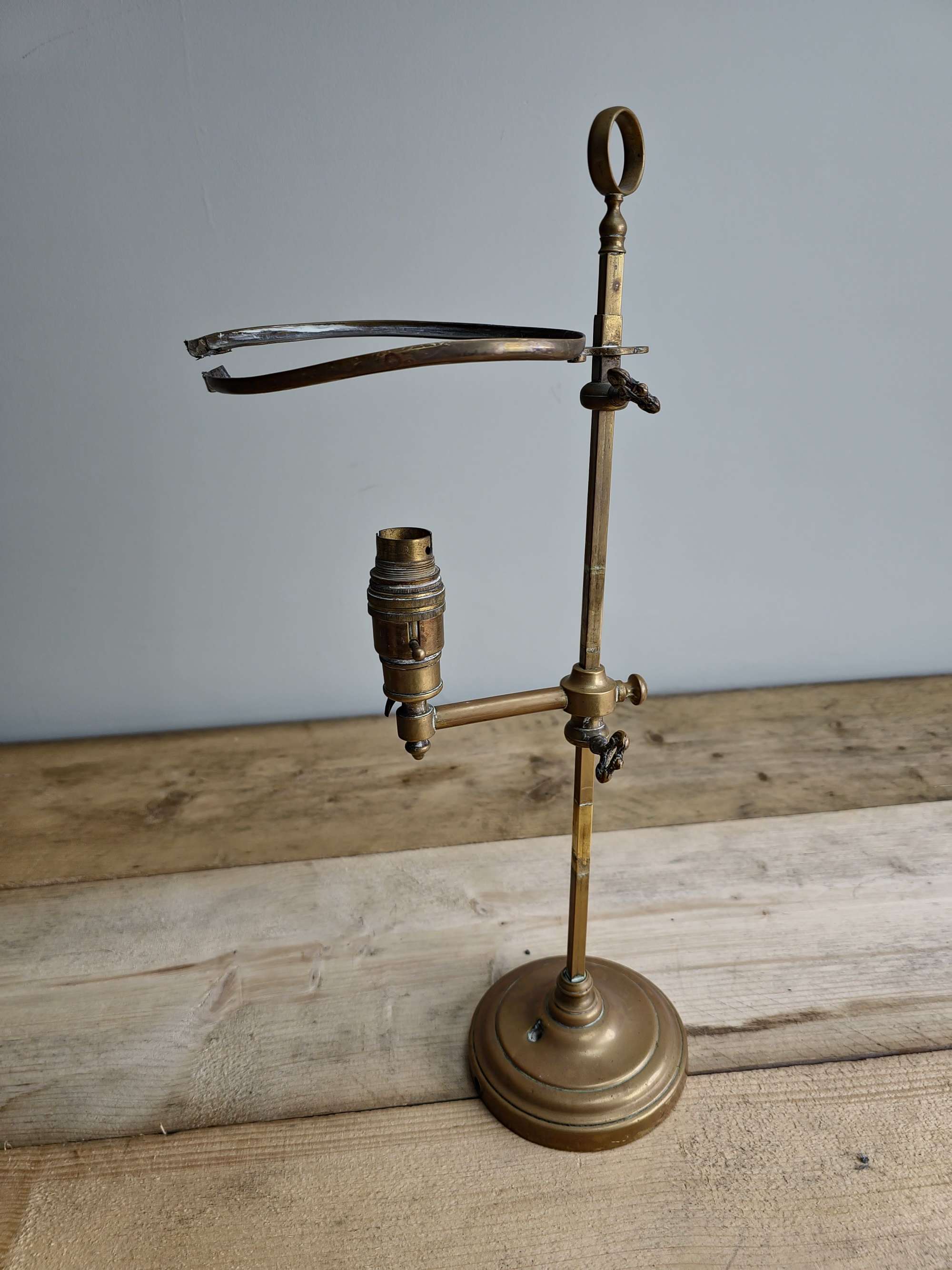 Antique Rise Fall Table Lamp