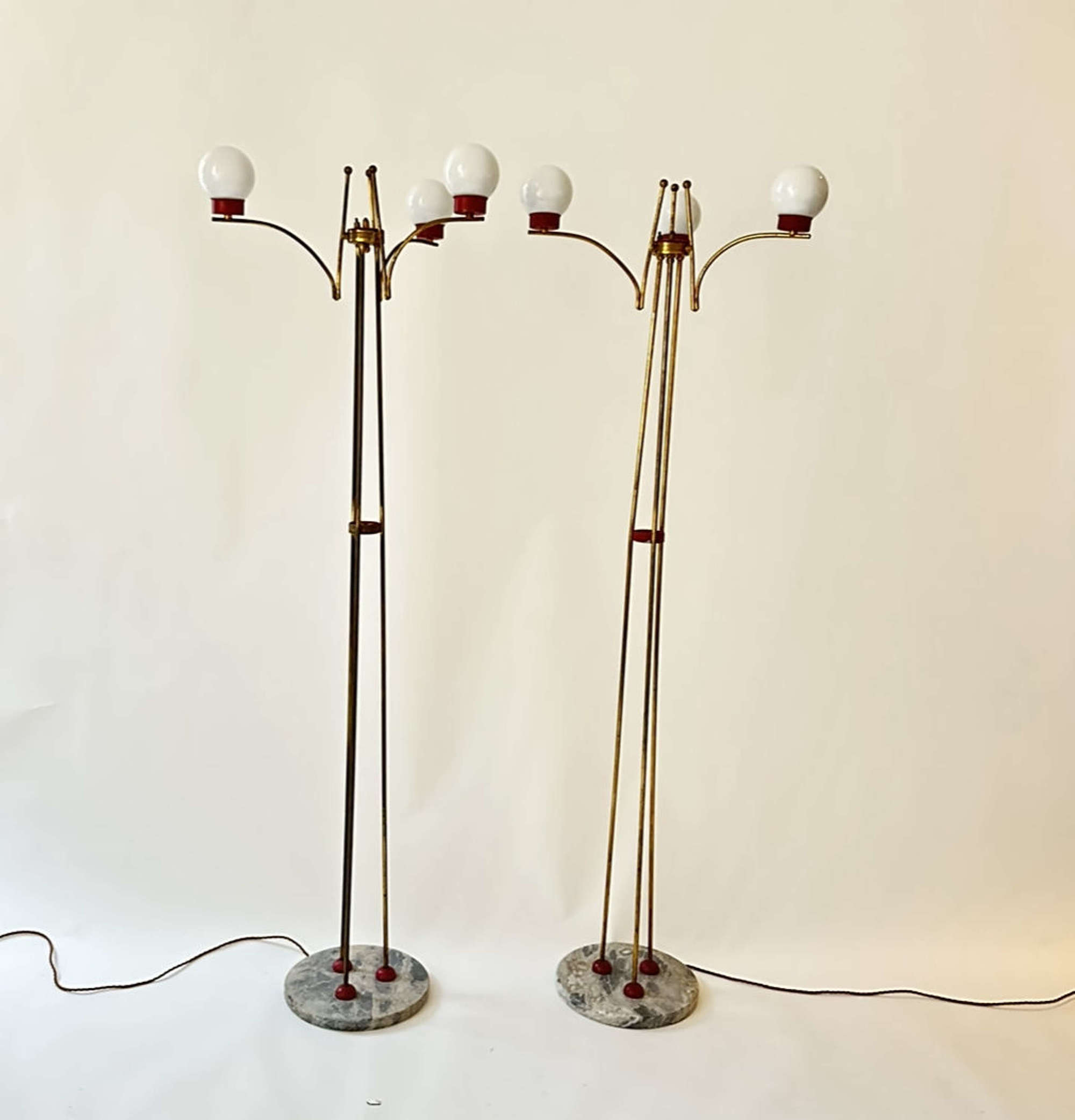 Pair of Italian 50s Floor Lamps