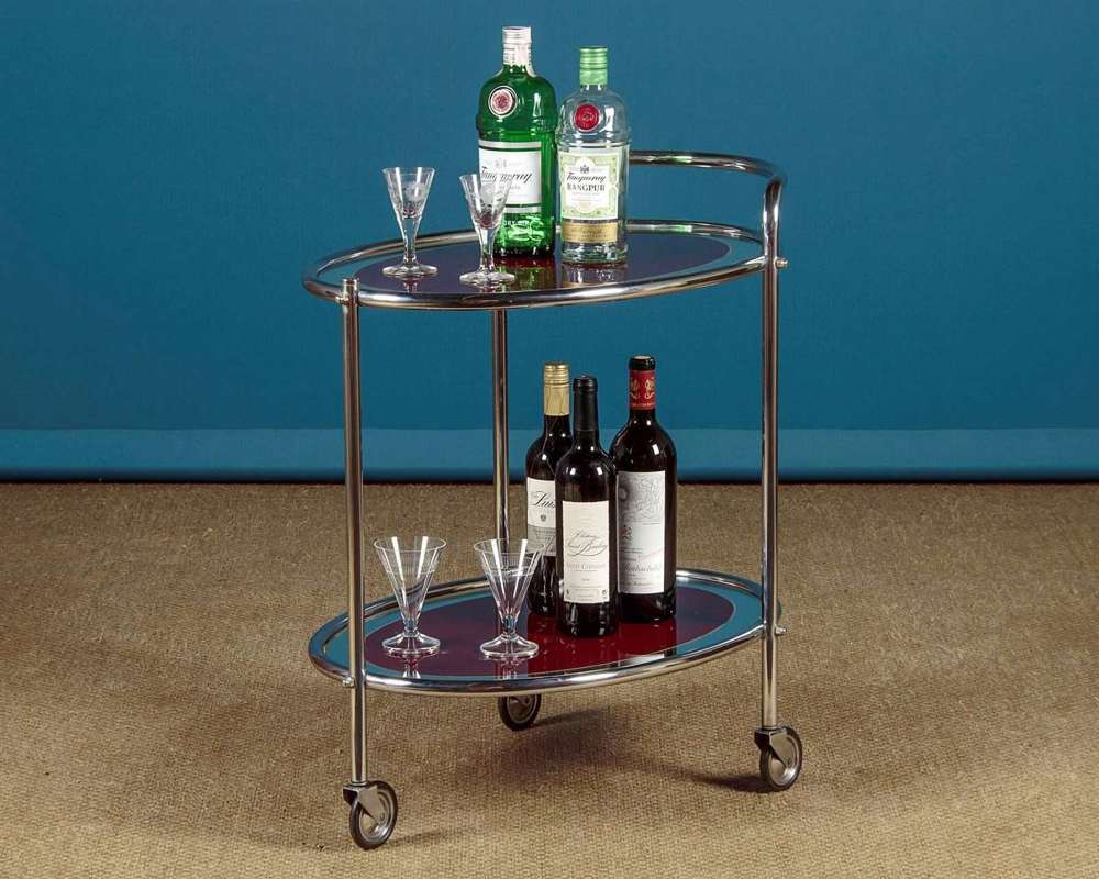 Chrome Drinks Trolley C.1960