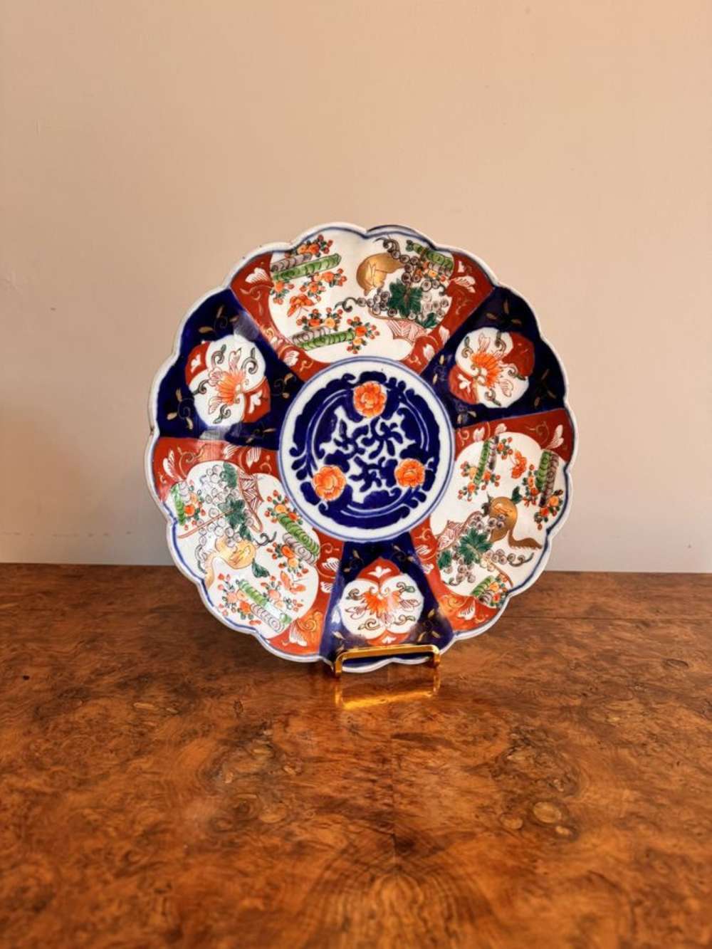 Quality Antique Japanese Imari Plate 