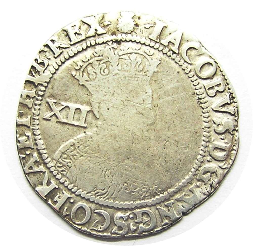 King James I Silver Shilling