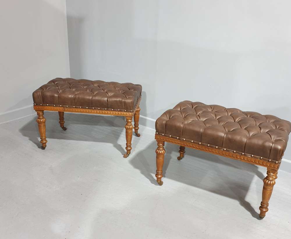 Pair James Shoolbred Window Seats