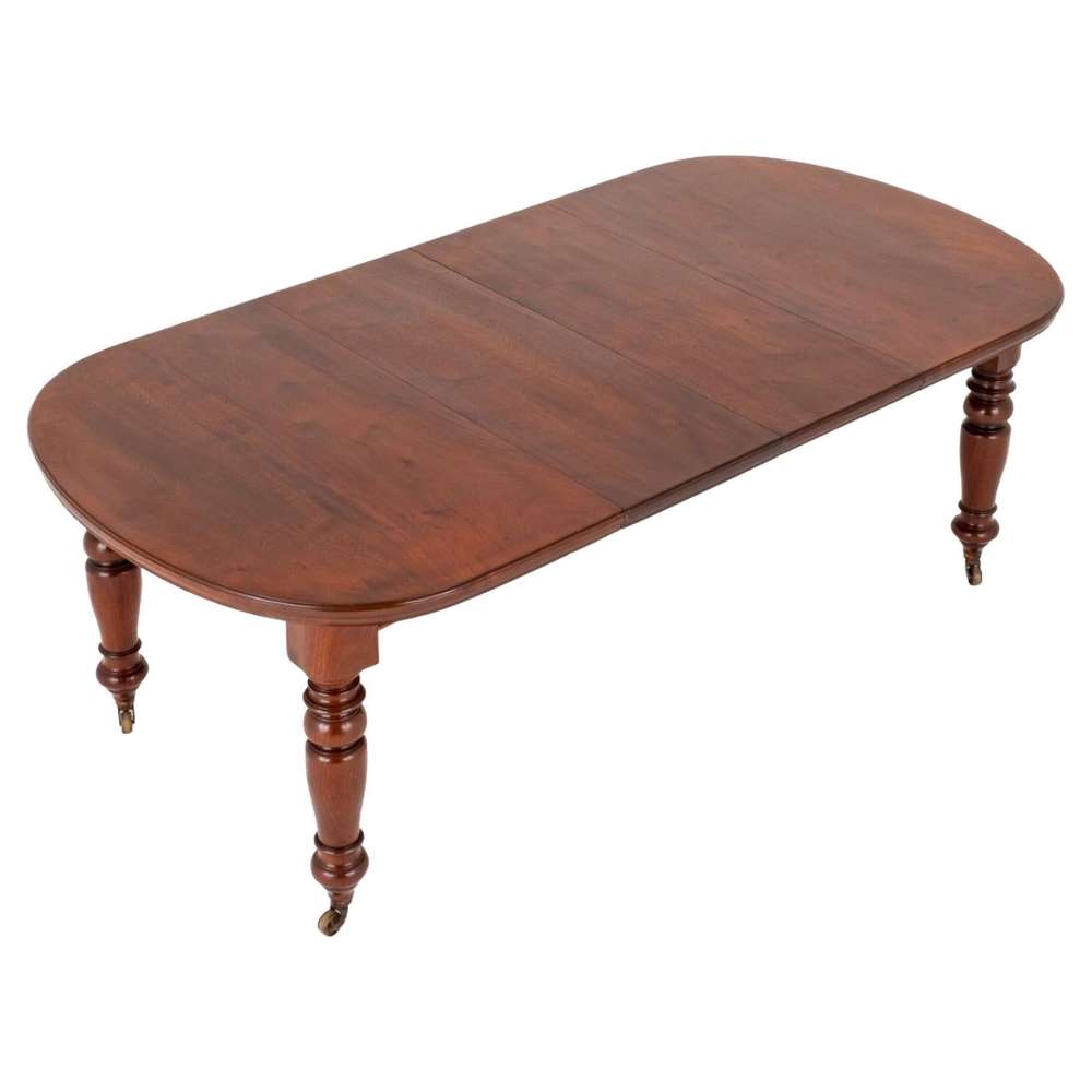 Victorian Antique Dining Table Extending Mahogany, 1880