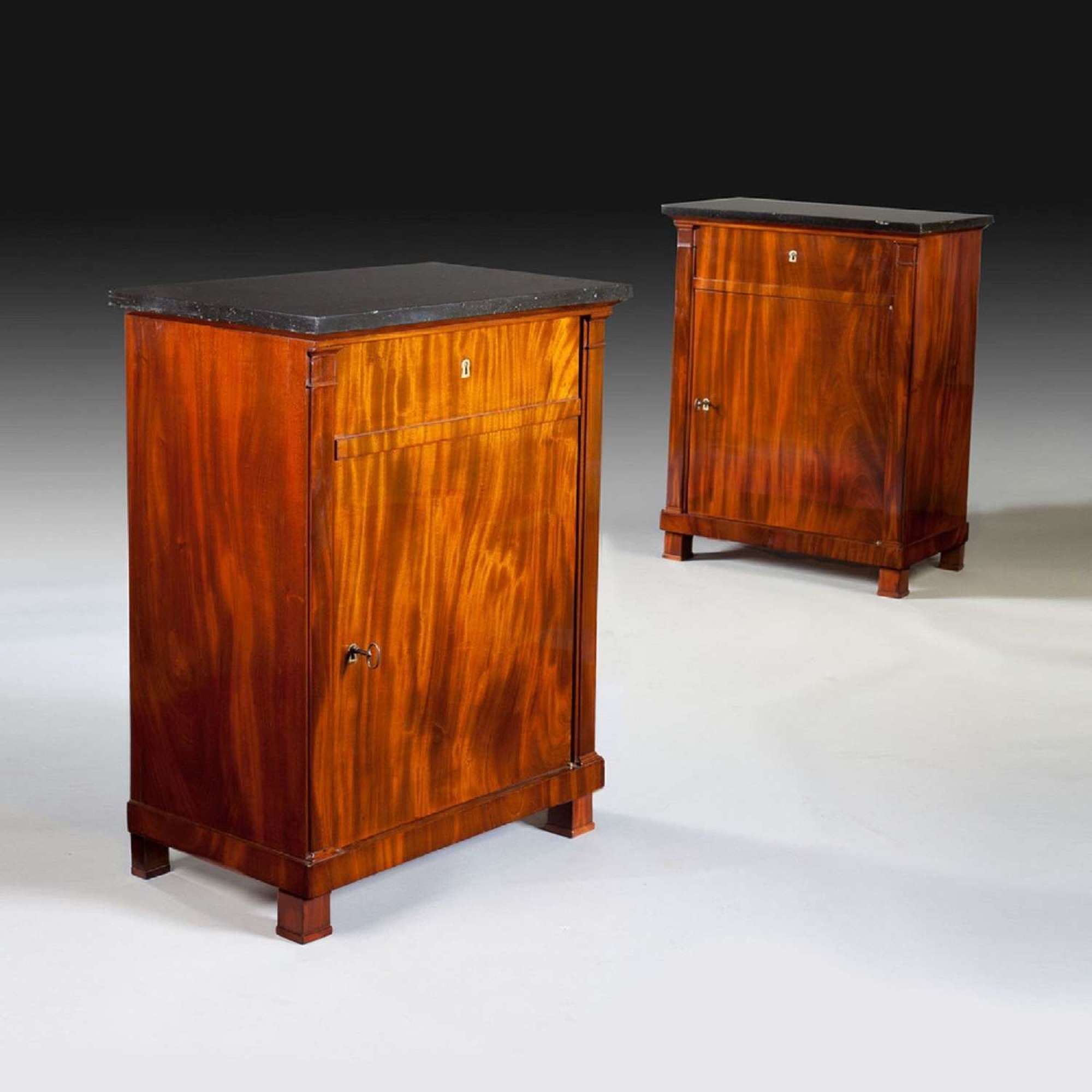 A pair of early 19th century Empire cabinets