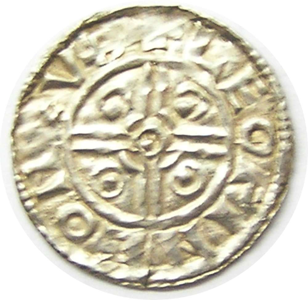 Anglo Saxon King Cnut silver penny Southwark mint