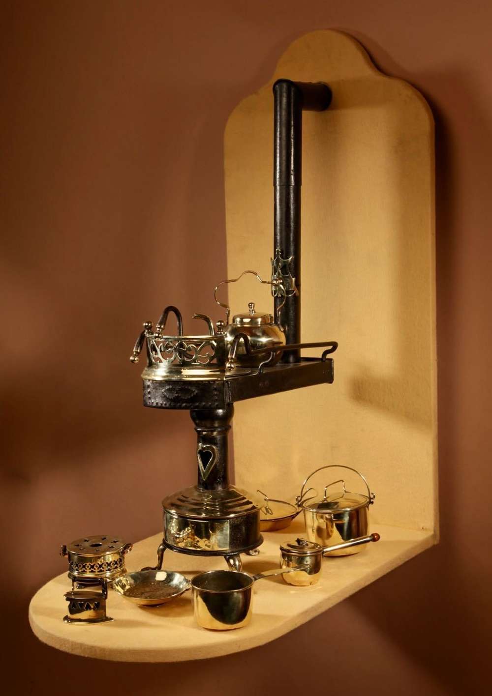 Unusual Model Of Flat Tub Stove Continental 1880/1900