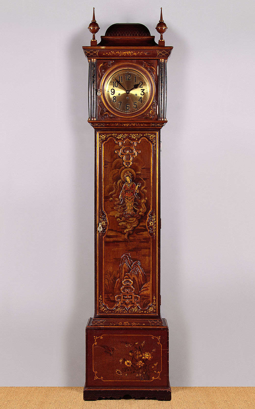 Chinoiserie Longcase Clock C.1930