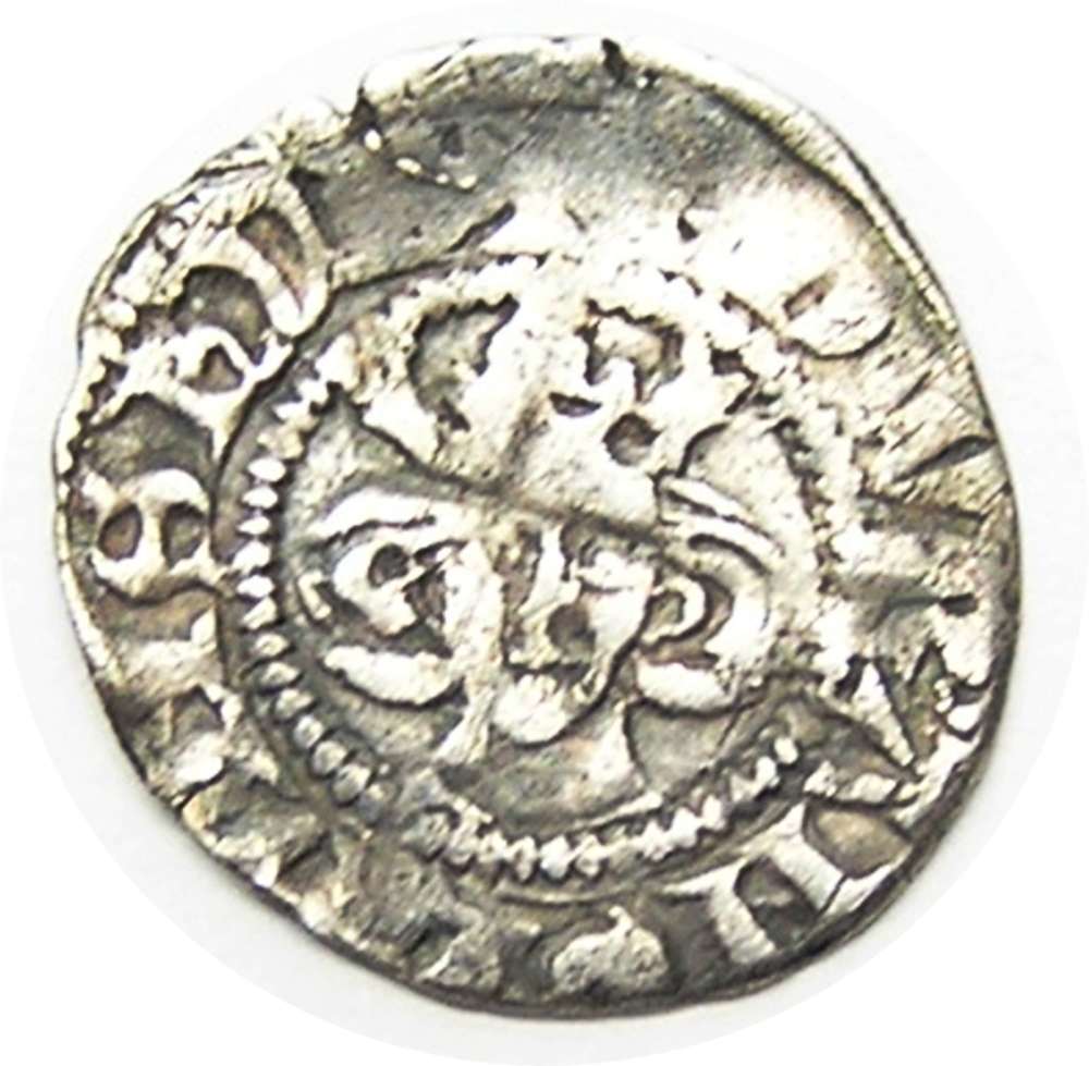 Medieval England King Edward Silver Halfpenny class 3c-e Lincoln