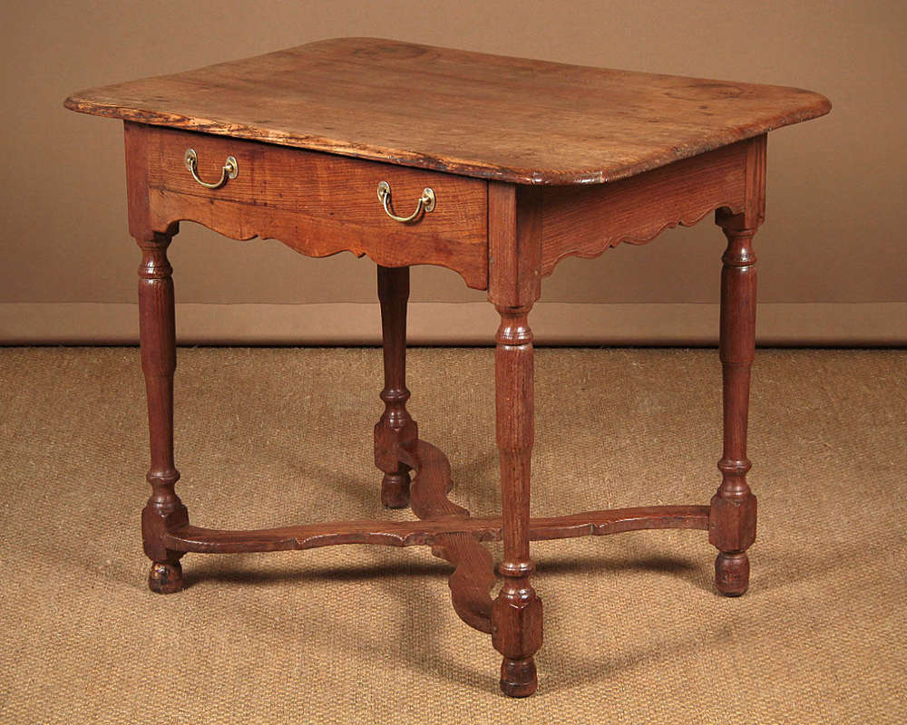 Single Drawer Antique Side Table C.1800