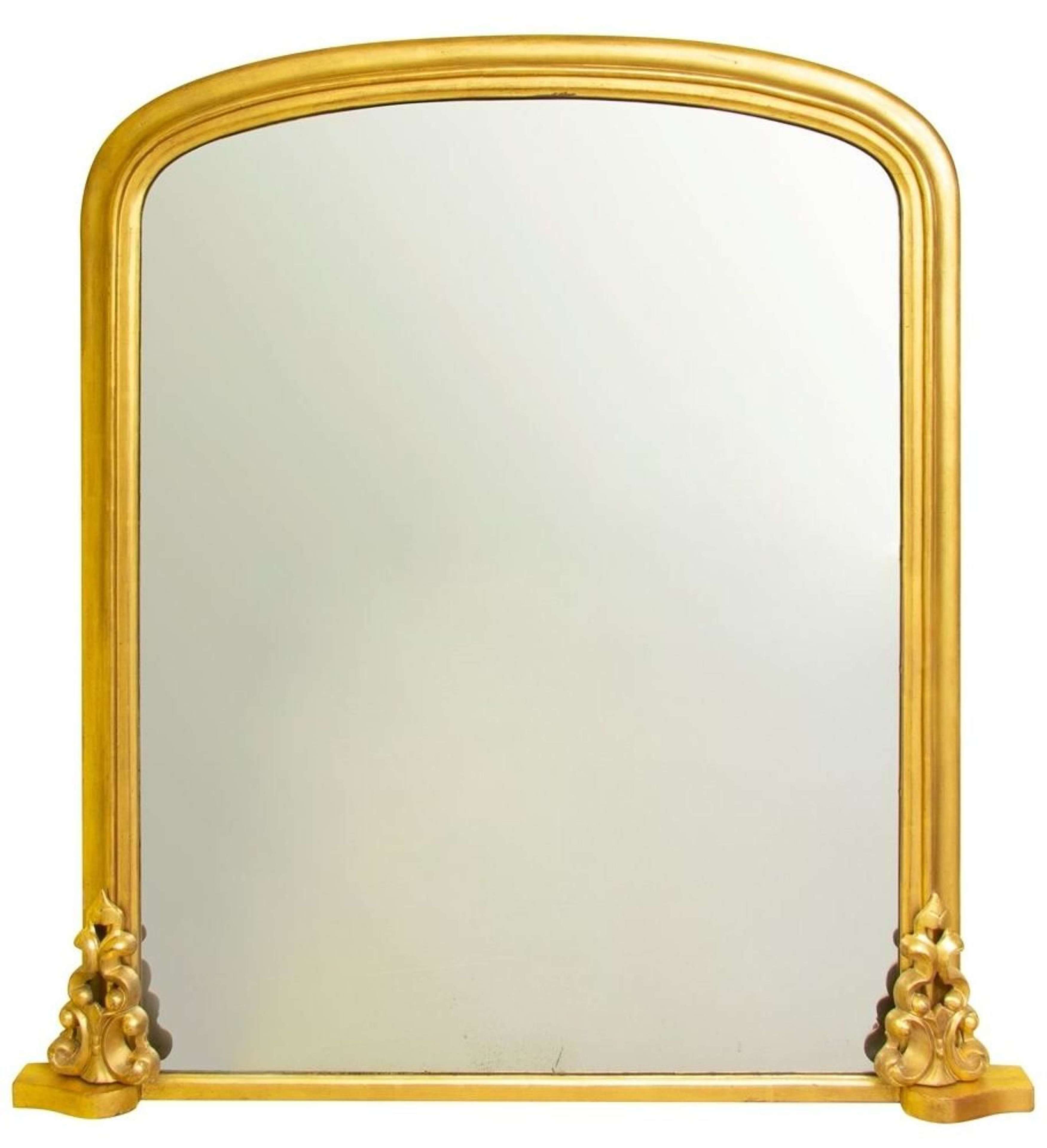 A Victorian Overmantle Mirror In, Victorian Overmantle Mirror Ireland