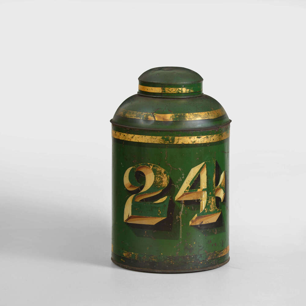 Grocer's shop tea canister