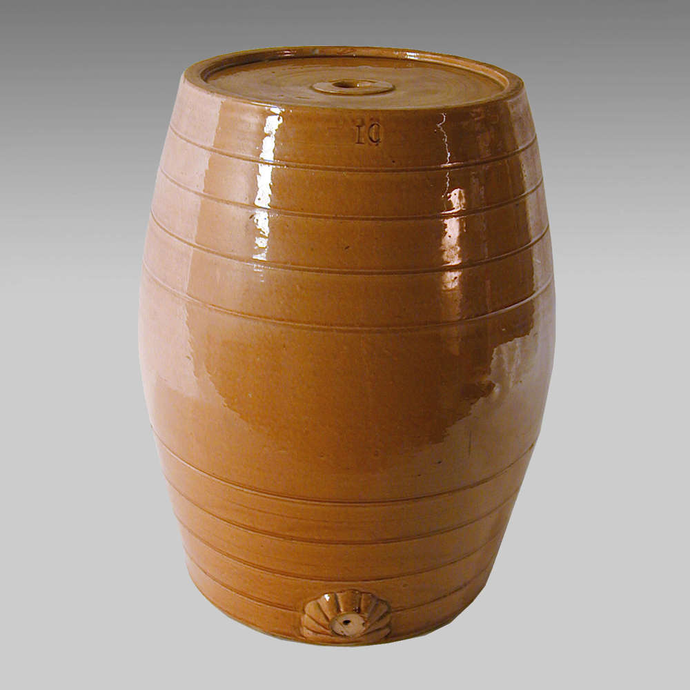 19th century stoneware spirit barrel