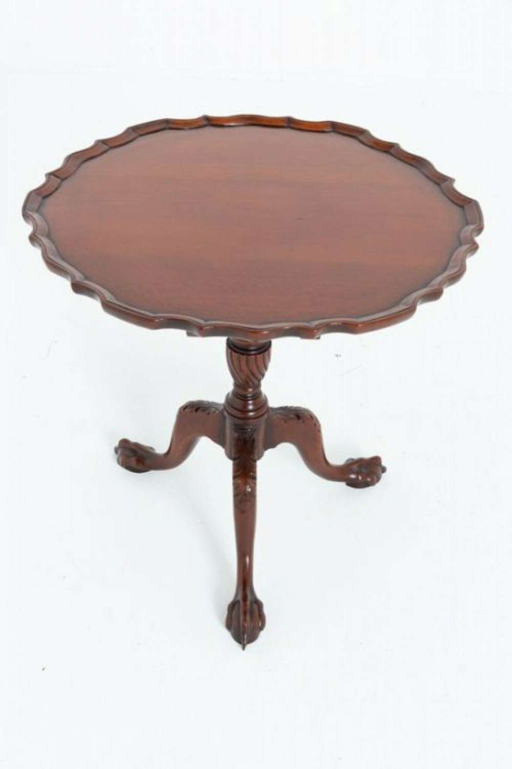Chippendale Wine Table Mahogany Side 1920