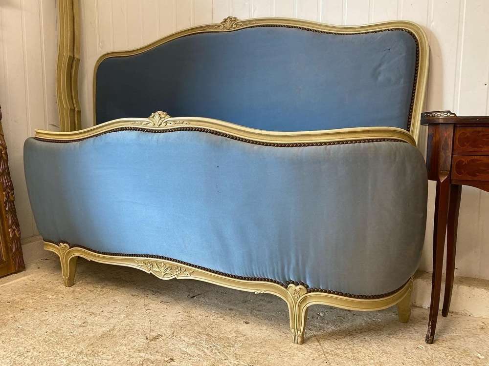Lovely Antique French King Size Bed - krt55