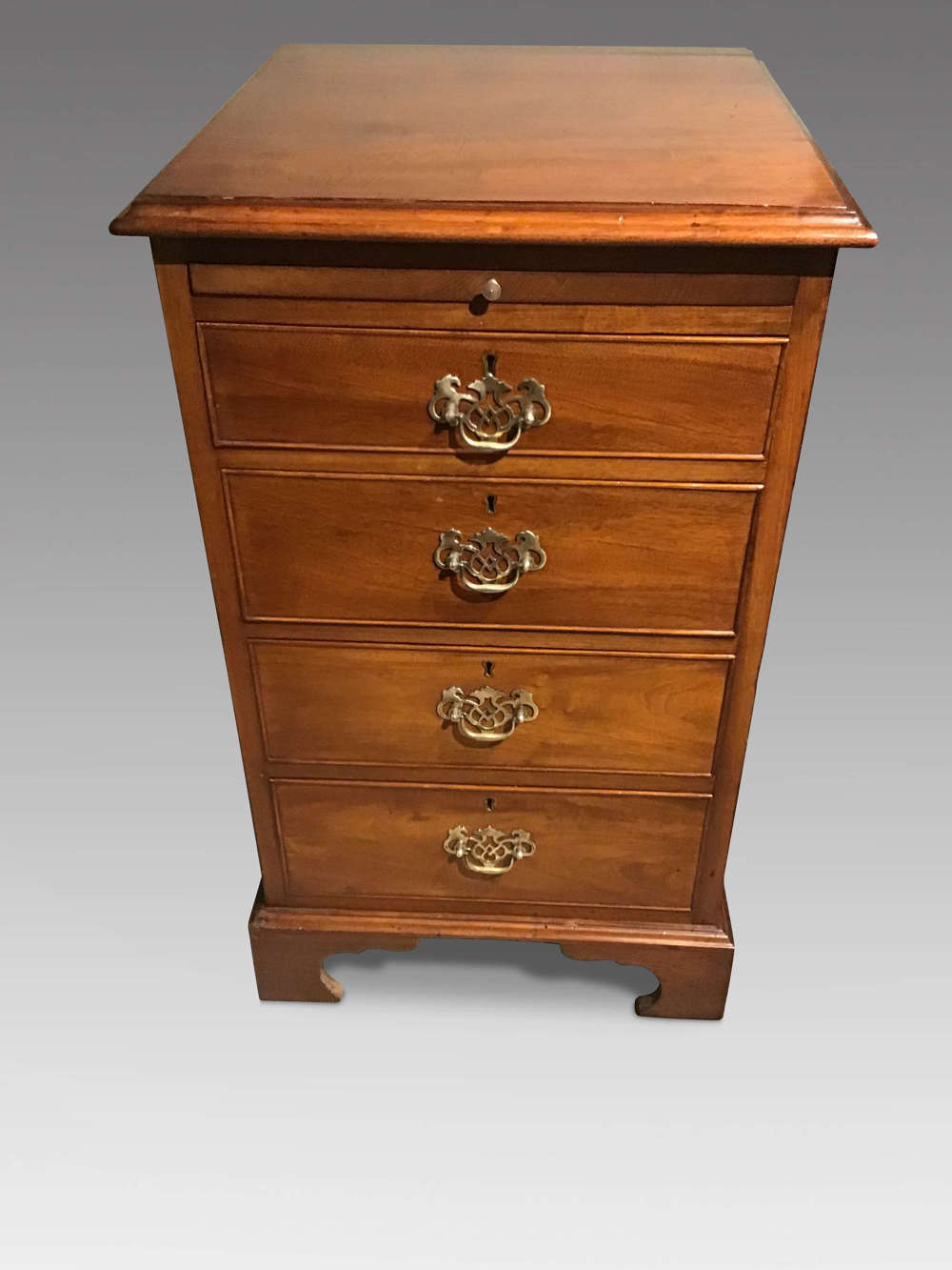 Antique narrow chest of drawers