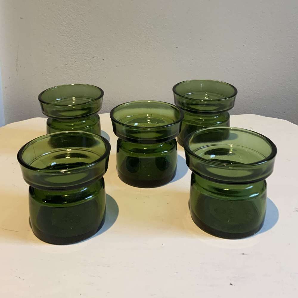 Glass Candleholders by Jens Quistgaard (1919&ndash;2008) for Danske Designs