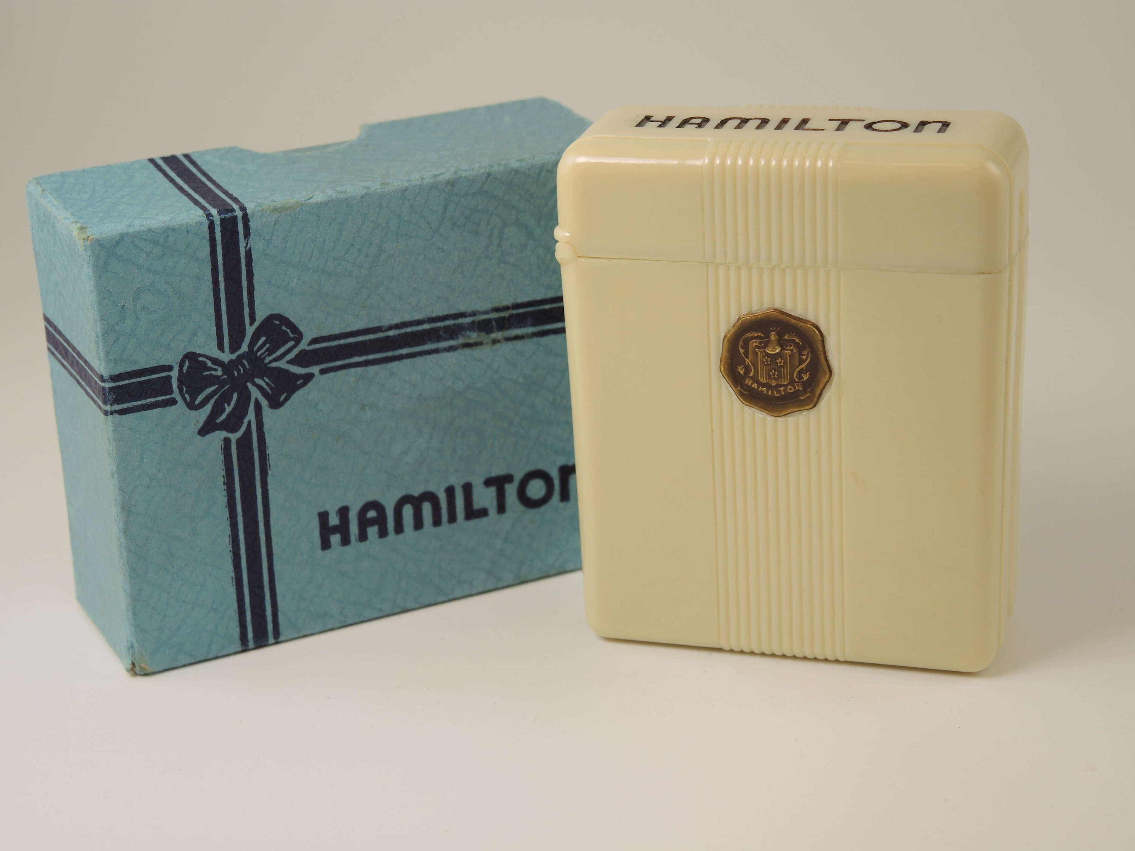 UNUSED 16s 23 Jewel Hamilton 950B Pocket watch. w/ ORIG BOXES