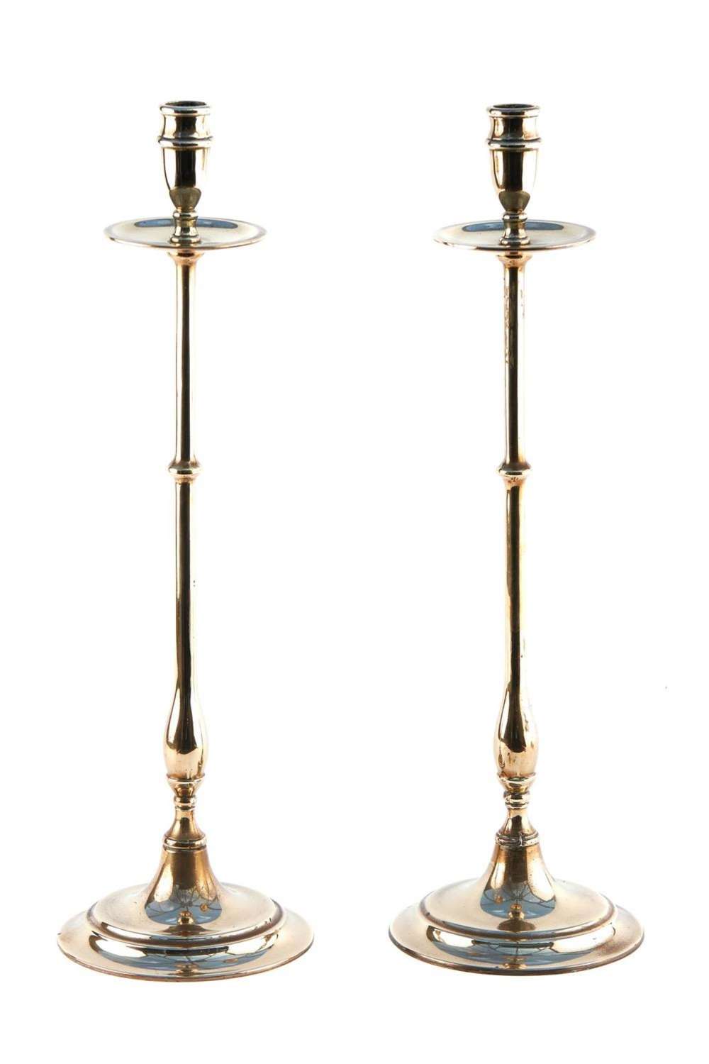 Antique Brass Candlesticks