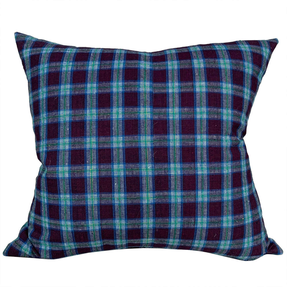 Songjiang Cushion, Large Check