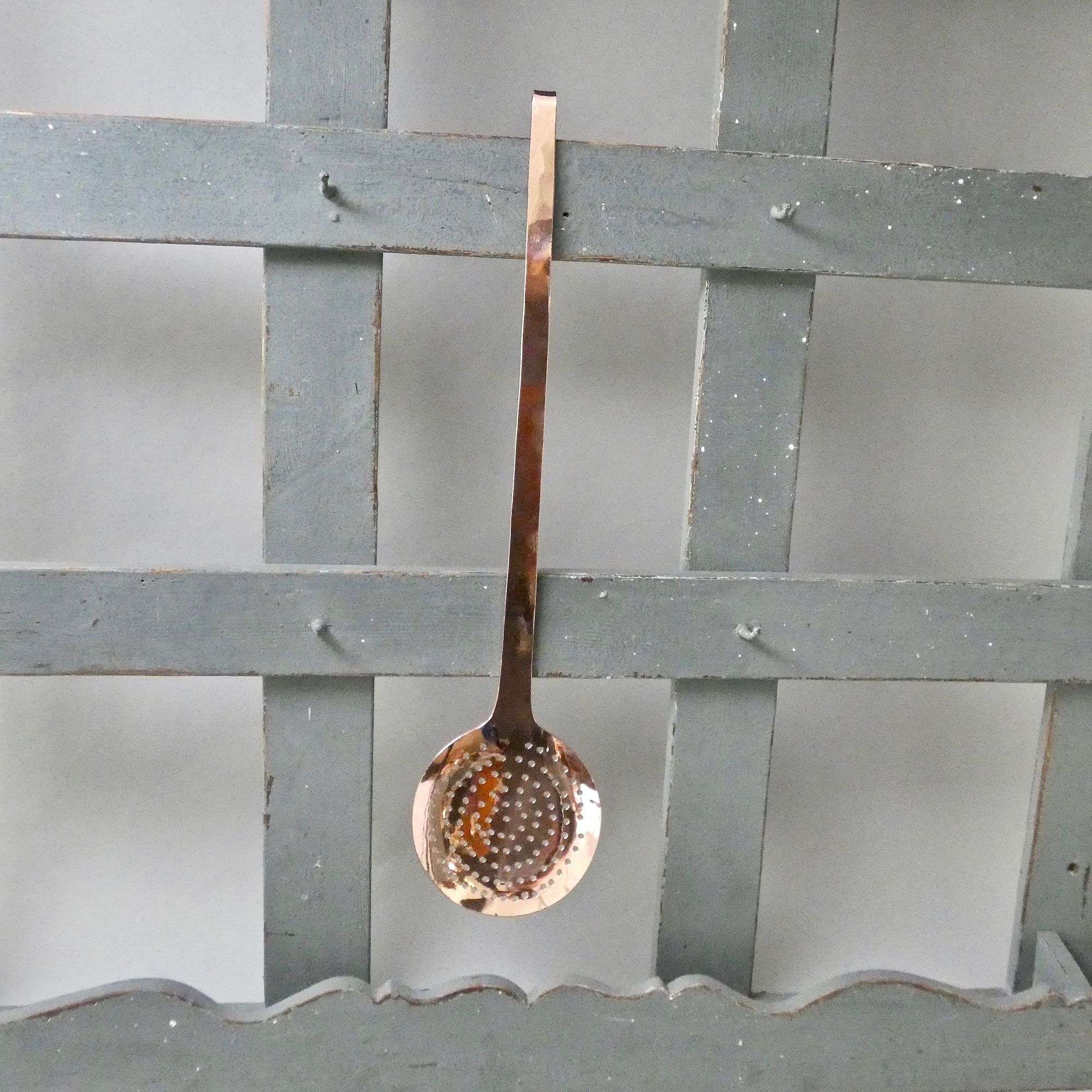 French copper strainer