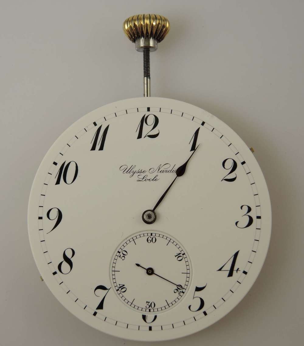 Very large pocket watch movement by Ulysse NARDIN c1890
