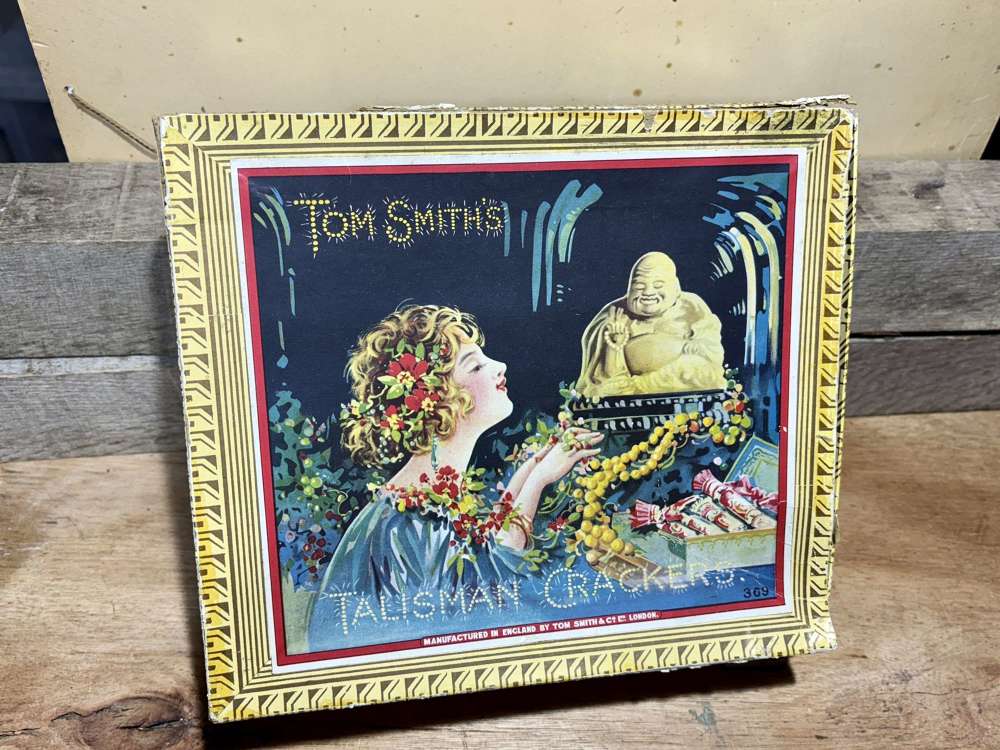 Tom Smith Talisman Christmas Crackers in Box c1920s