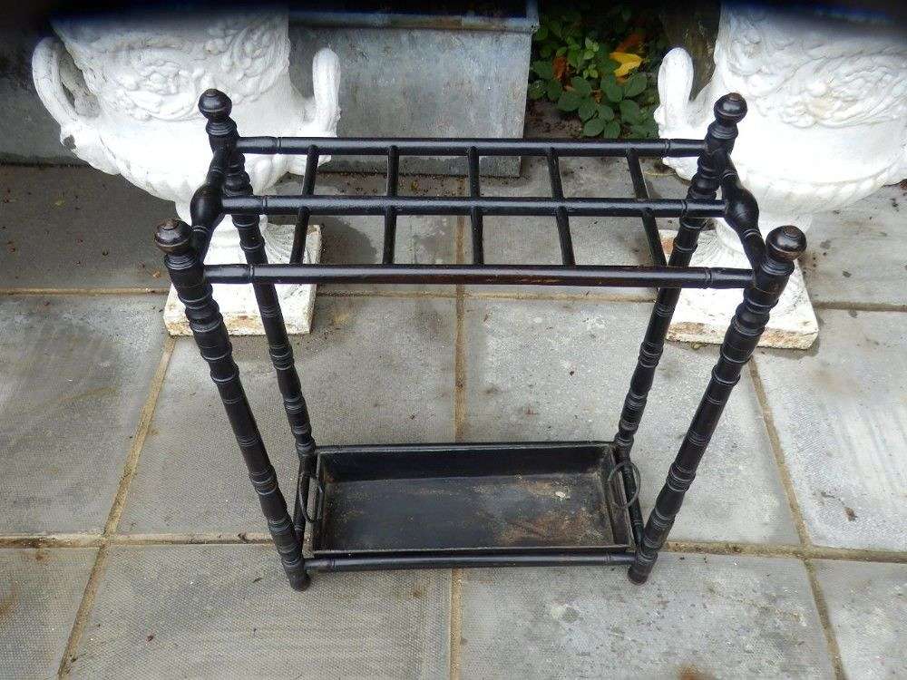 Victorian Ebonised Stick Stand