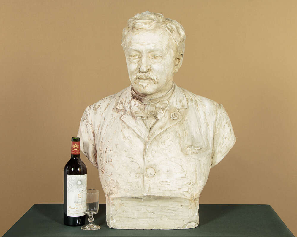 Large Plaster Bust Of A Gentleman C.1900