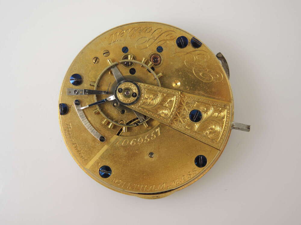 18s 11 Jewel Waltham PS Bartlett M57 hunter pocket watch movement 1878