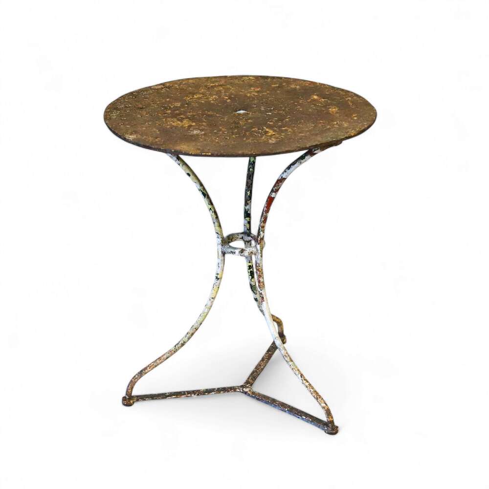 Antique French Iron Caf&eacute;/Bistro Table circa 1900