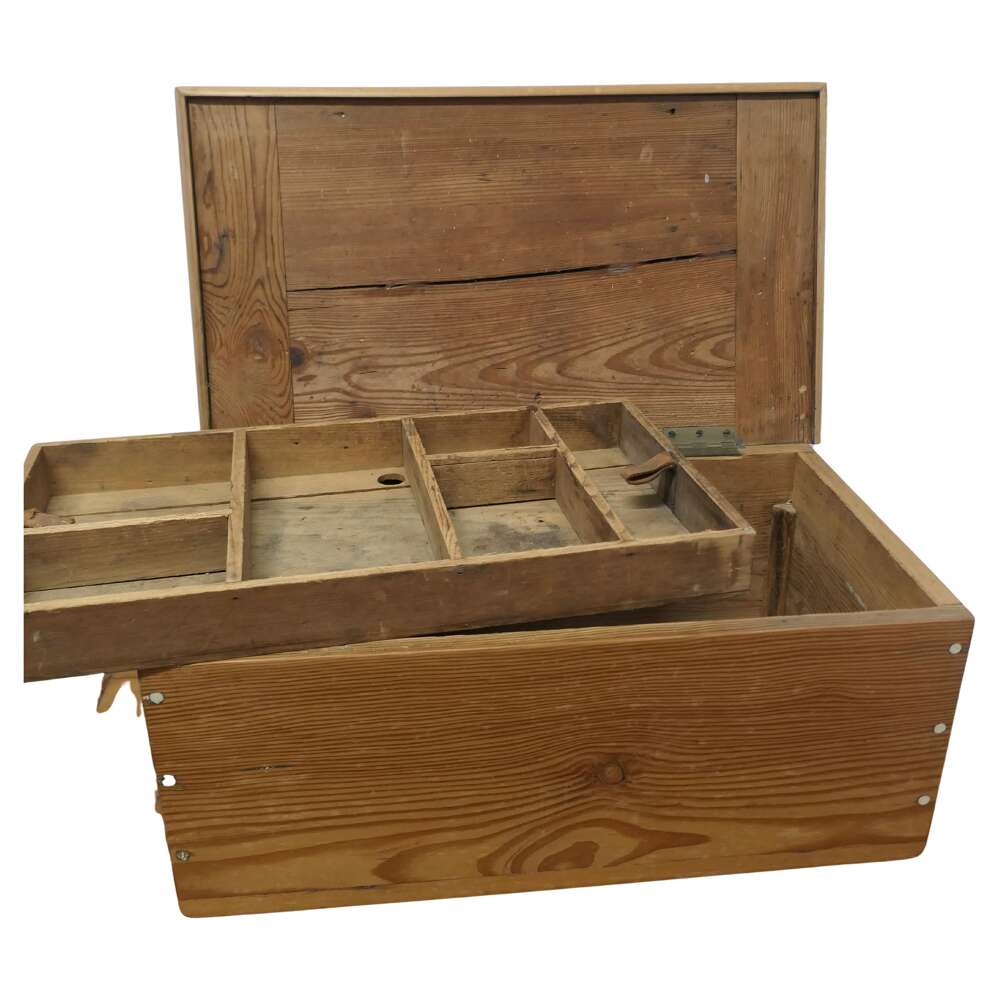 Victorian Pine Craft Box