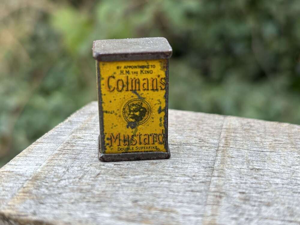 Colman's Advertisng Tin Pencil Sharpener C1900s