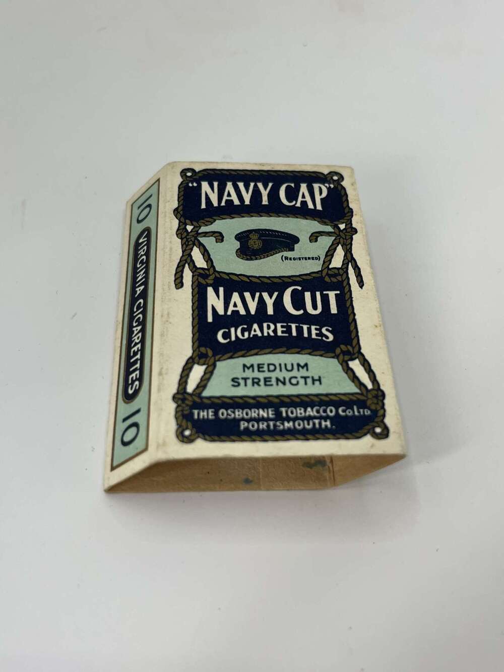 Navy cap cigarette packet