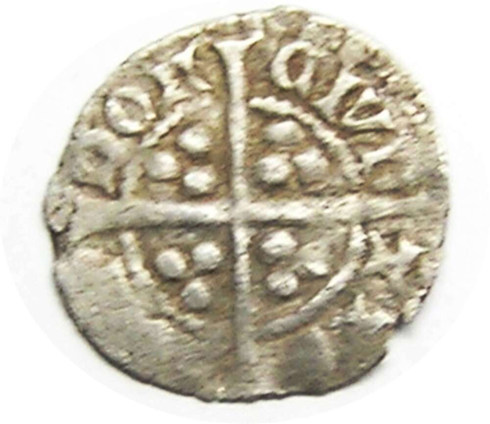 Medieval England King Edward II Silver Farthing class 10-11 London