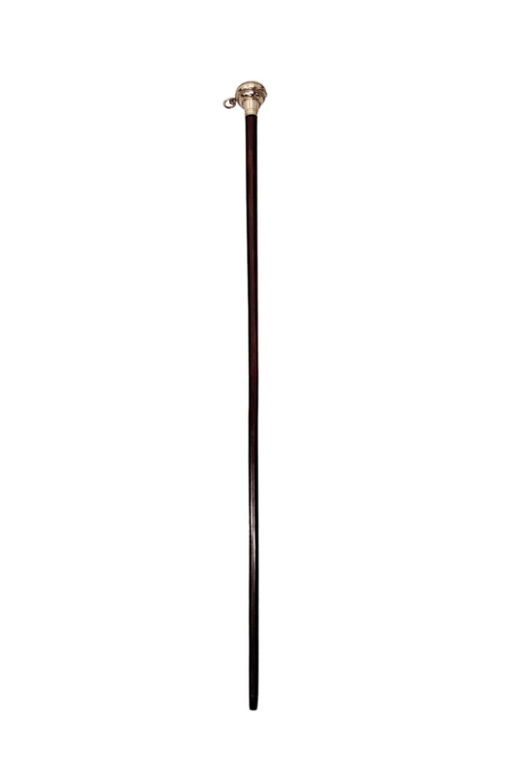 A Very Rare 19th Century Silver Watch Walking Stick