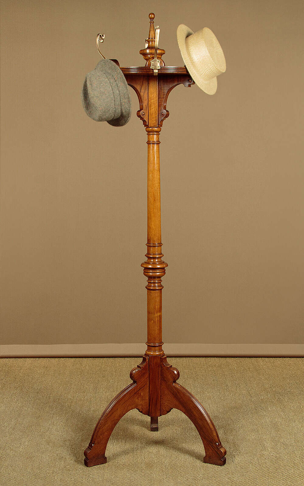 Walnut Hat &amp; Coat Stand C.1890