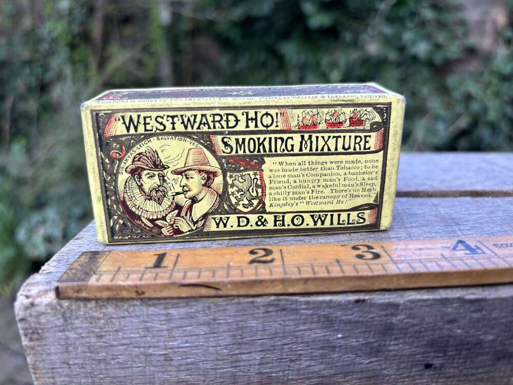 Wills Westward Ho Tobacco Dummy Pack Box c1905